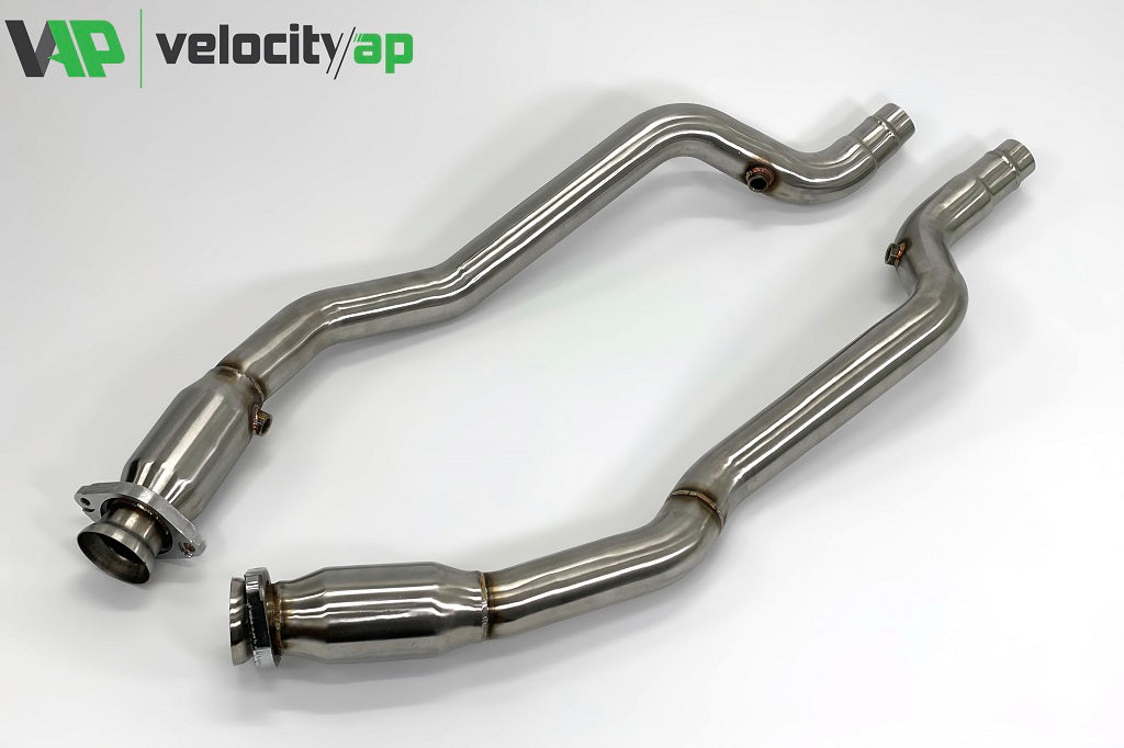 Velocity AP Jaguar F-Type 200 Cell Sport Catalyst and Downpipe