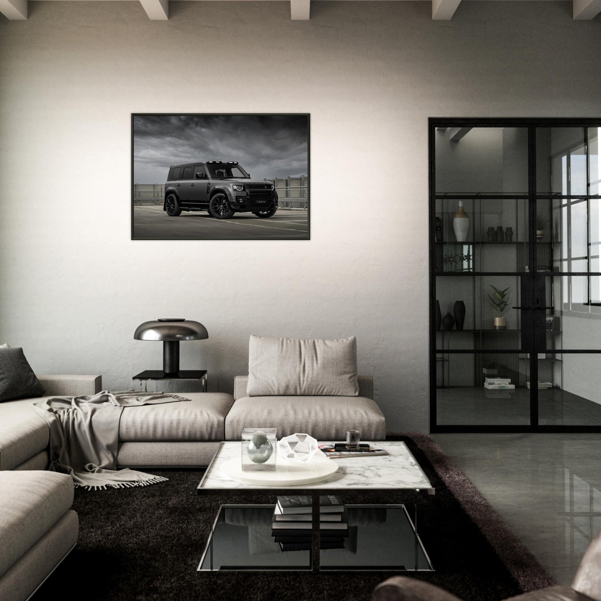 Premium Matte Paper Metal Framed Poster - Urban Defender V8 Widetrack
