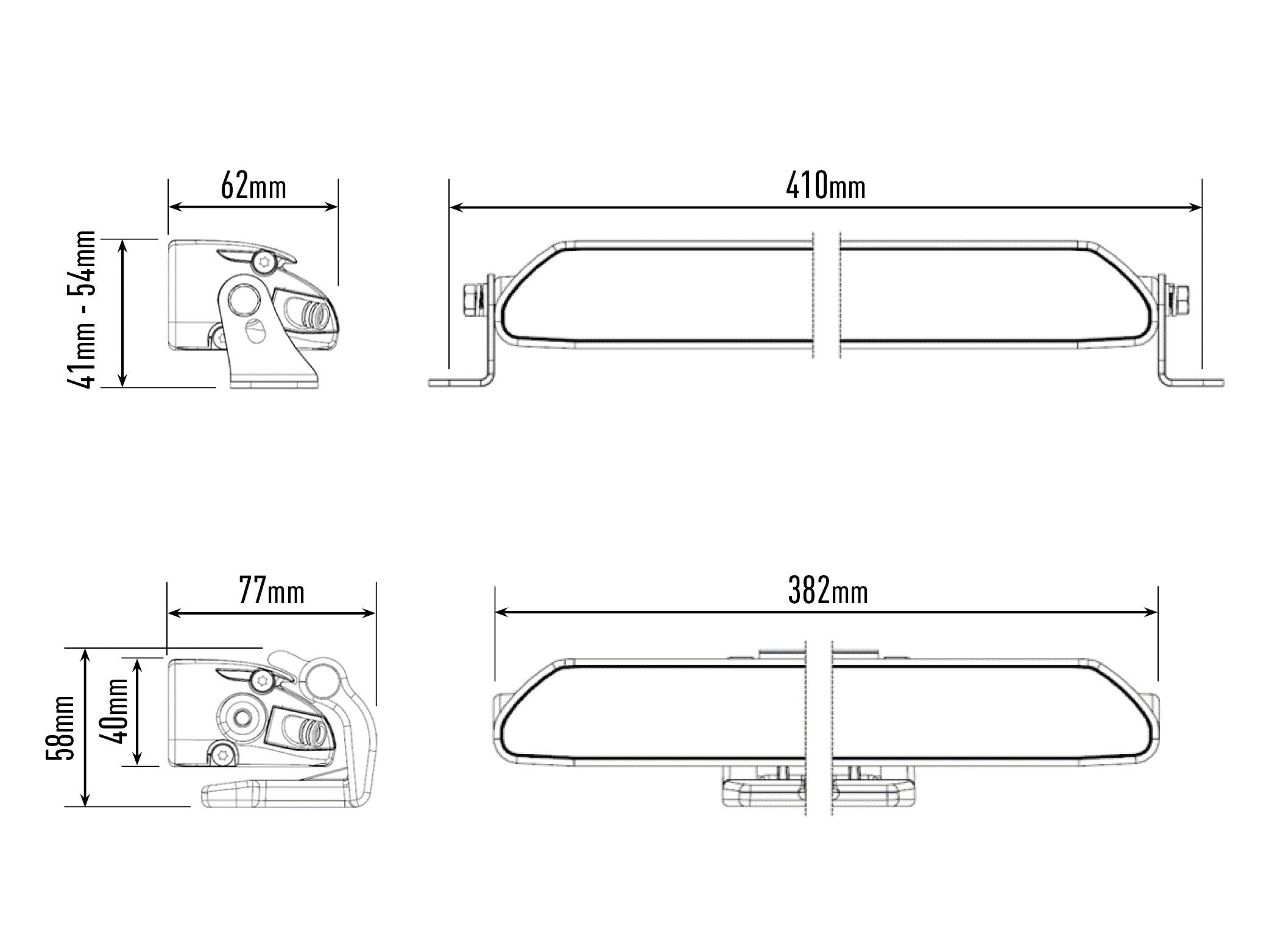 Urban Lazer Linear 12 LED Light Bar