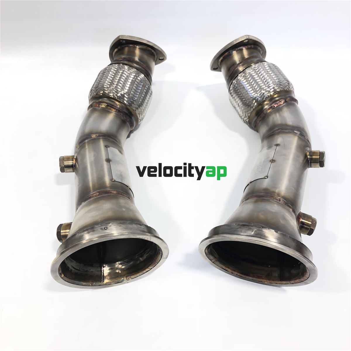 Velocity AP Aston Martin DB11, DBS, V12 Vantage 5.2TT V12 Catless Downpipes Cat Delete