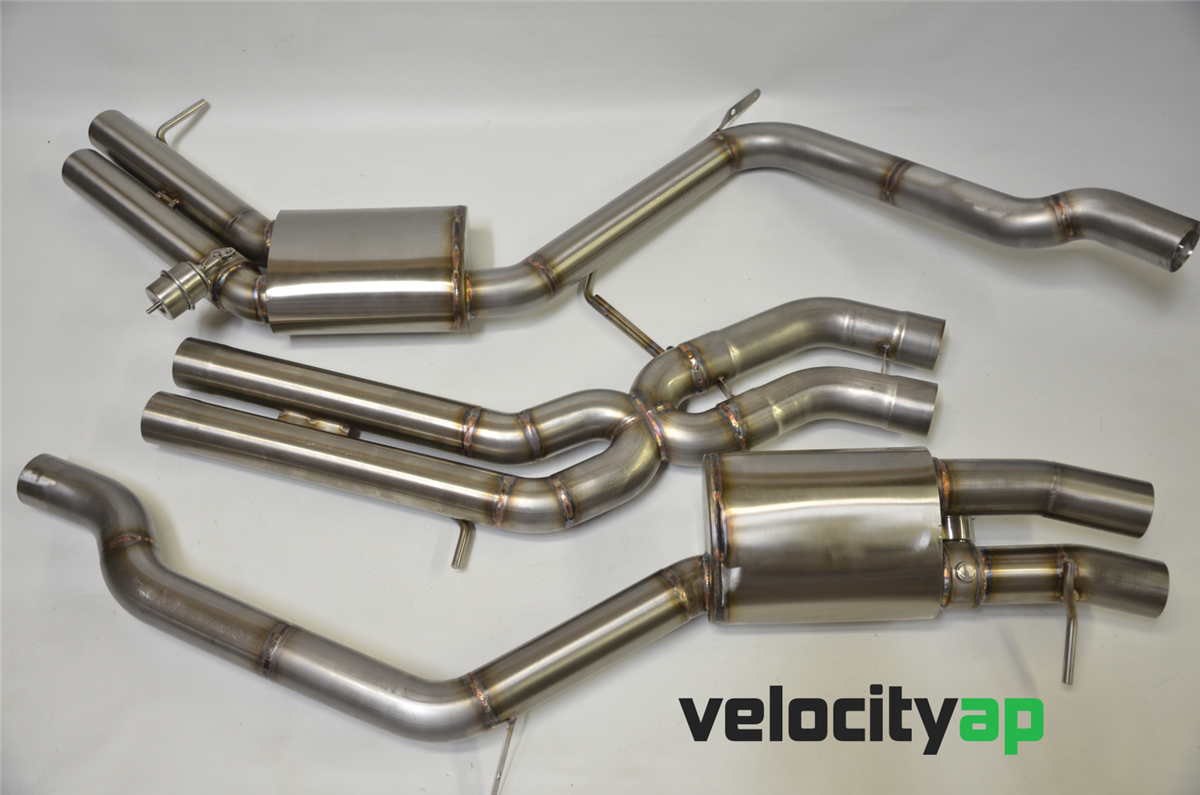 Velocity AP Audi RS5 Stainless Steel Rear Exhaust 'Valvetronic' Sound Level