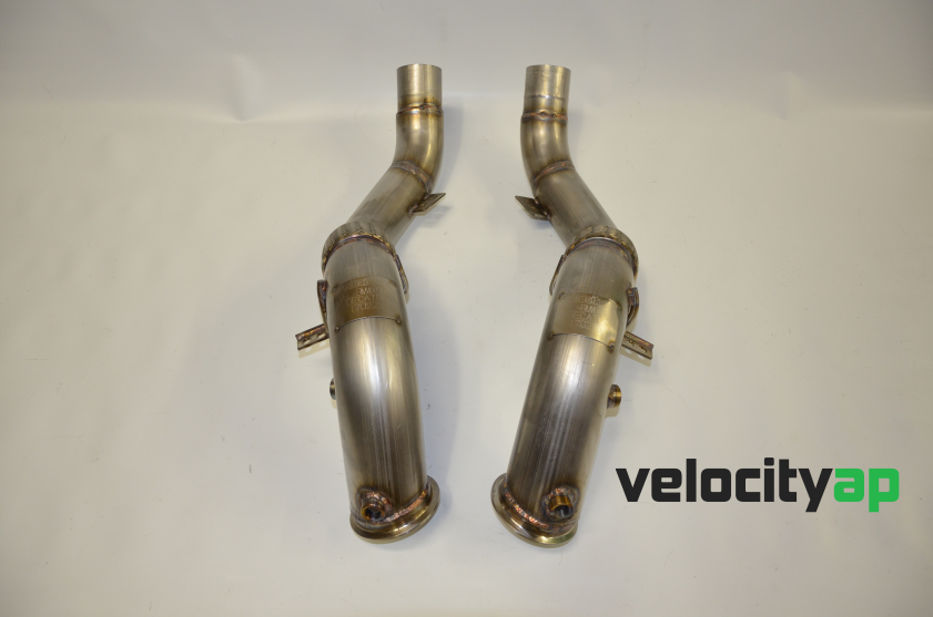Velocity AP BMW X5M F15 & X6M F16 Cat Delete Downpipes 3.5"