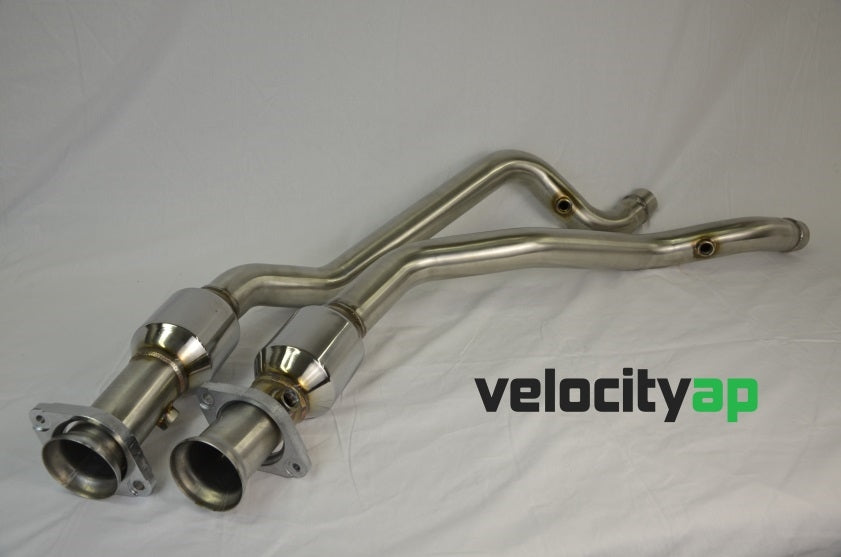 Velocity AP Jaguar XE 3.0L V6 200 Cell Sport Catalyst and Downpipe