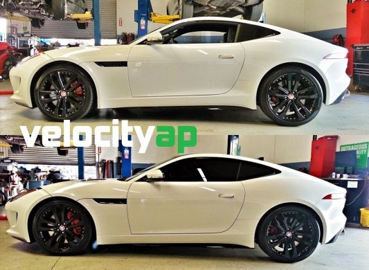 Velocity AP Jaguar F-Type R 2WD Progressive Rate Lowering Springs