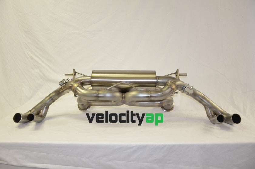 Velocity AP Lamborghini LP550 LP560 LP570 Valvetronic Stainless Steel Exhaust