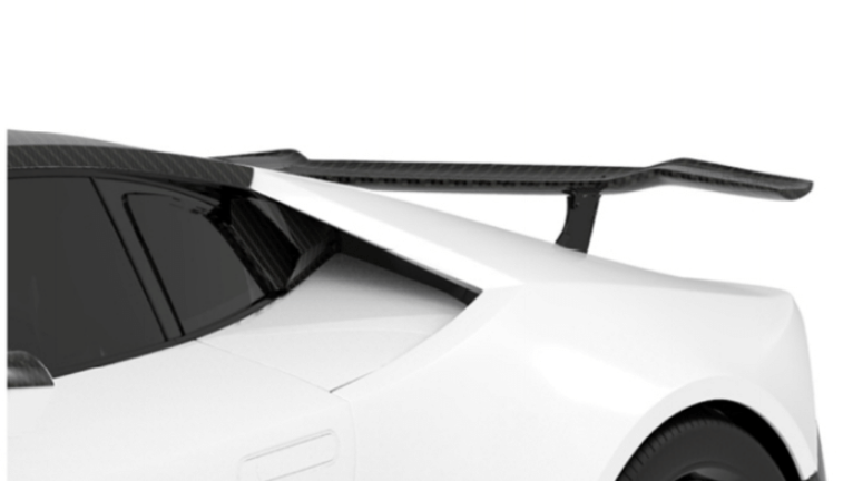 1016 Industries Lamborghini Huracan LP610 Renato Tall V1 Rear Wing, Stands