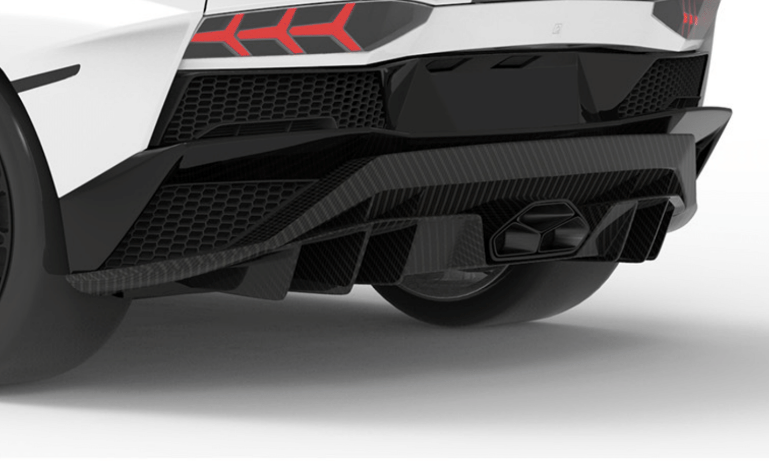 1016 Industries Lamborghini Aventador LP740 Rear Diffuser