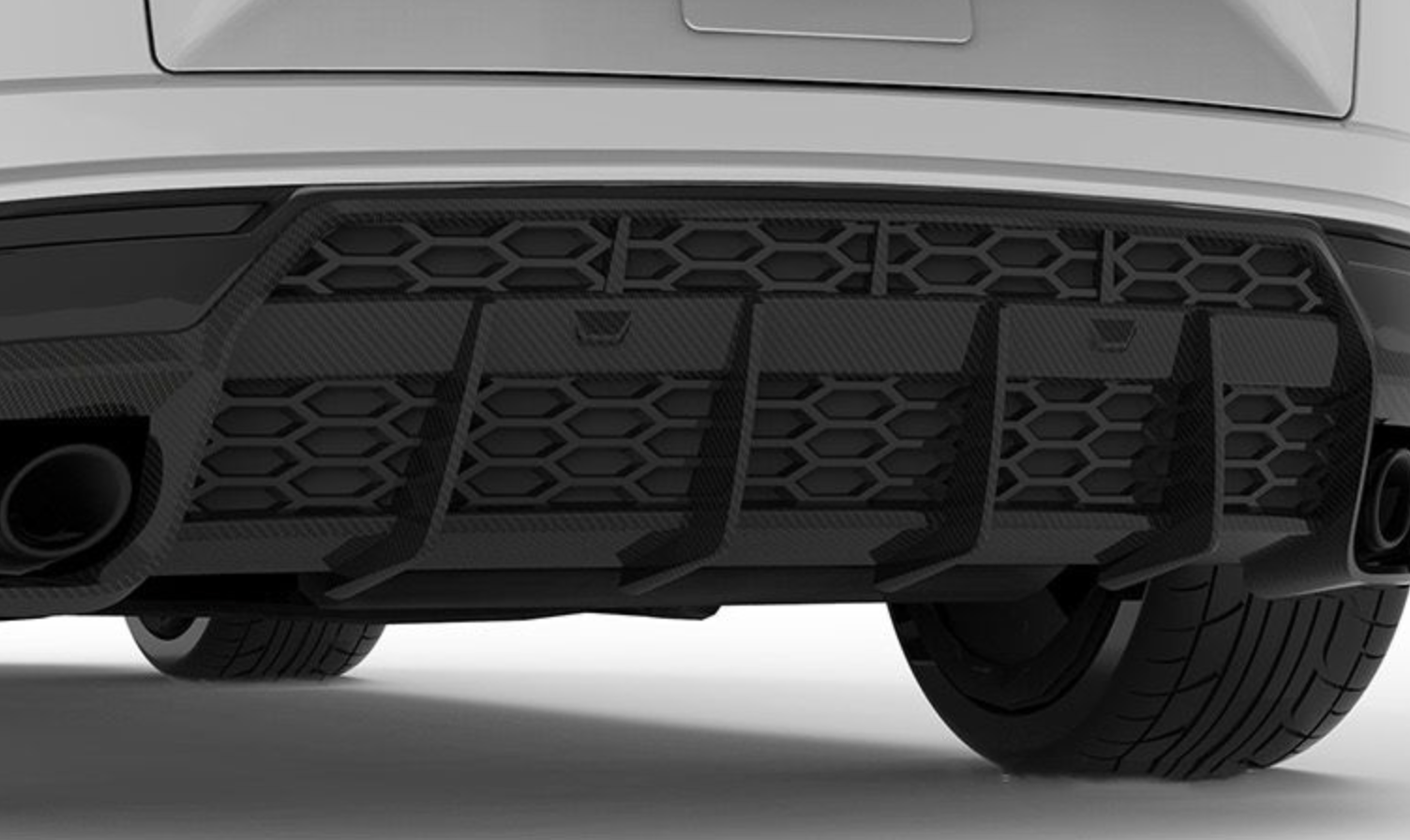 1016 Industries Lamborghini Urus/Urus S Rear Diffuser - Trailer Package