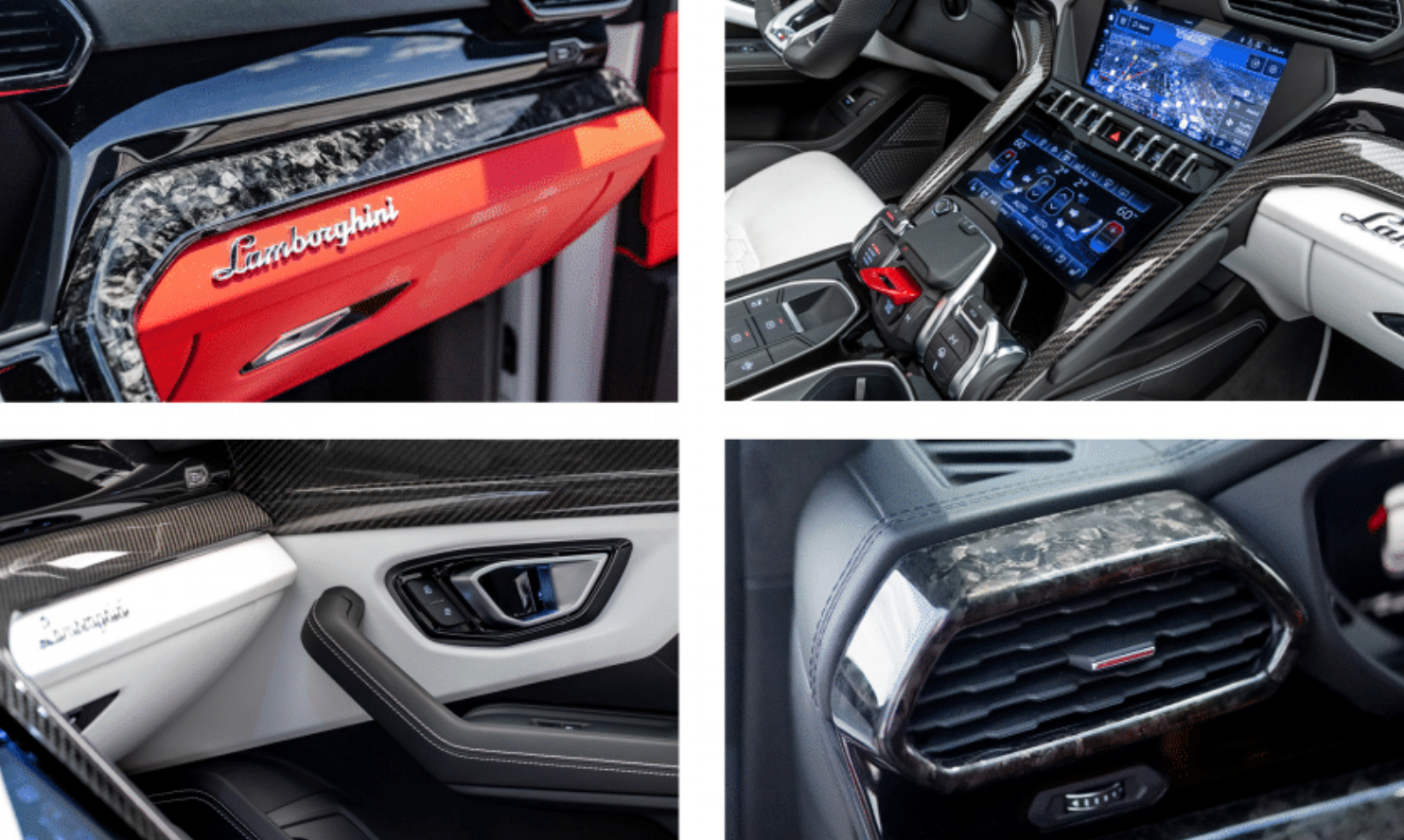 1016 Industries Lamborghini Urus/Urus S/Perfrmante Interior 7 Piece Kit