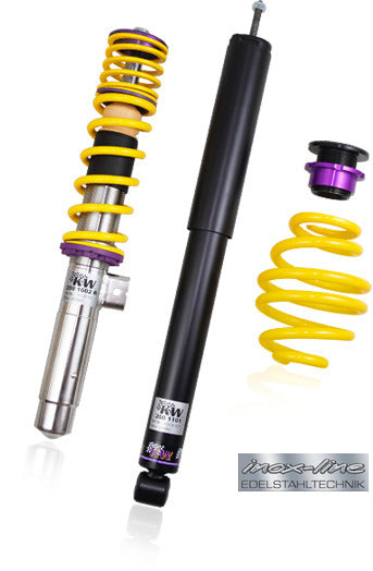 KW Coilover suspension V1 inox (incl. deactivation for electronic dampers) AUDI A4 Avant (8K5, B8) 11/2007-12/2015 (1021000R)