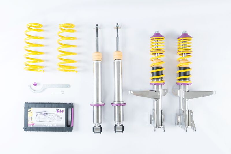 KW Coilover suspension V1 inox AUDI 80 Avant (8C5, B4) 09/1991-01/1996 (10210018)