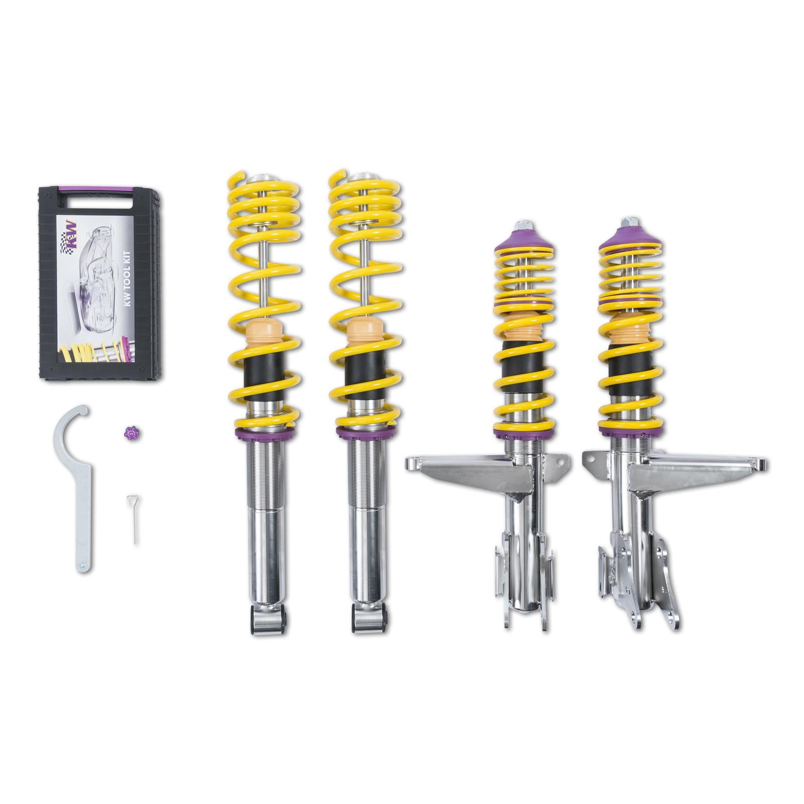 KW Coilover suspension V1 inox AUDI CABRIOLET (8G7, B4) 05/1991-08/2000 (10210023)