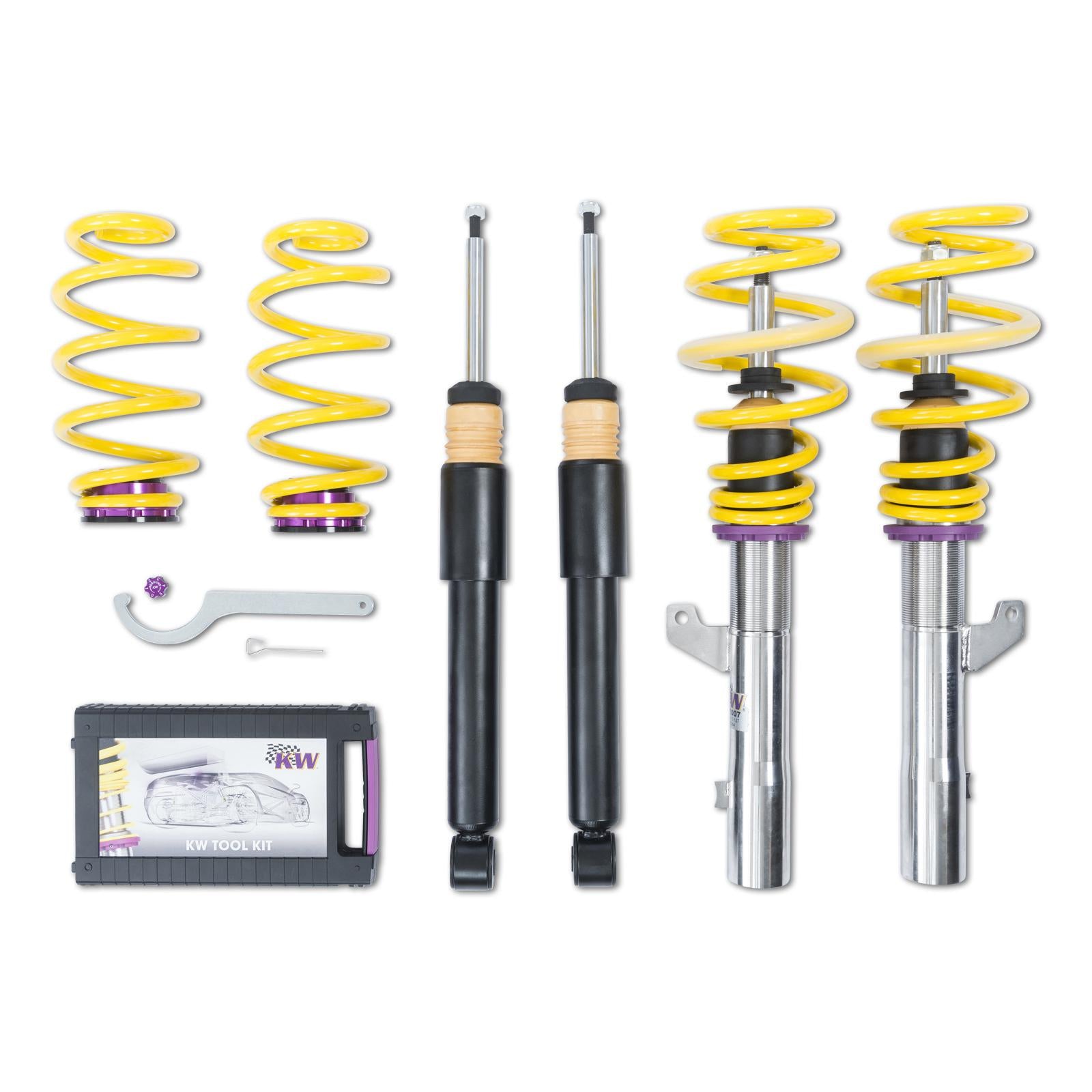 KW Coilover suspension V1 inox AUDI A3 Sportback (8PA) 09/2004-12/2015 (10210040)