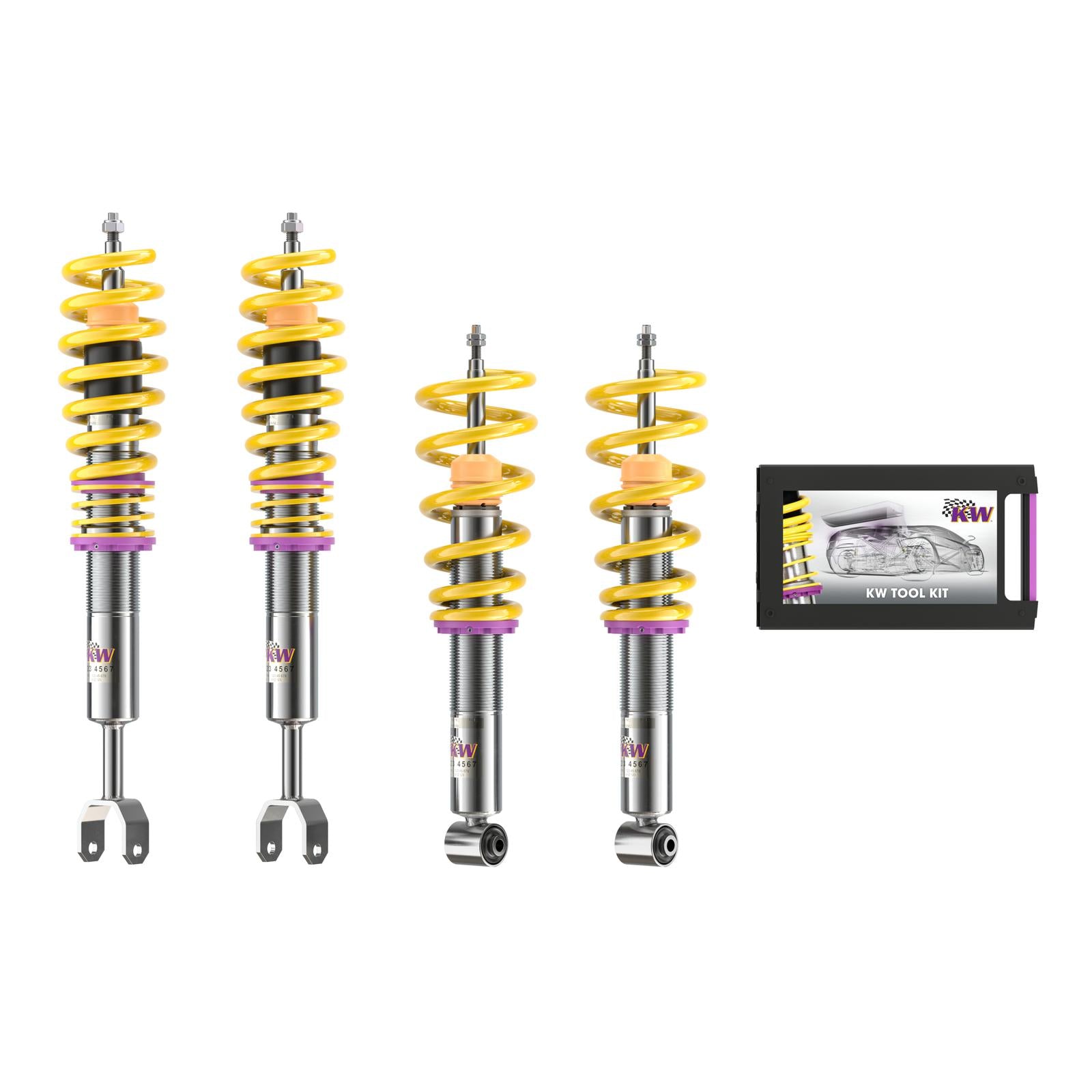 KW Coilover suspension V1 inox AUDI A6 (4B2, C5) 01/1997-08/2005 (10210053)