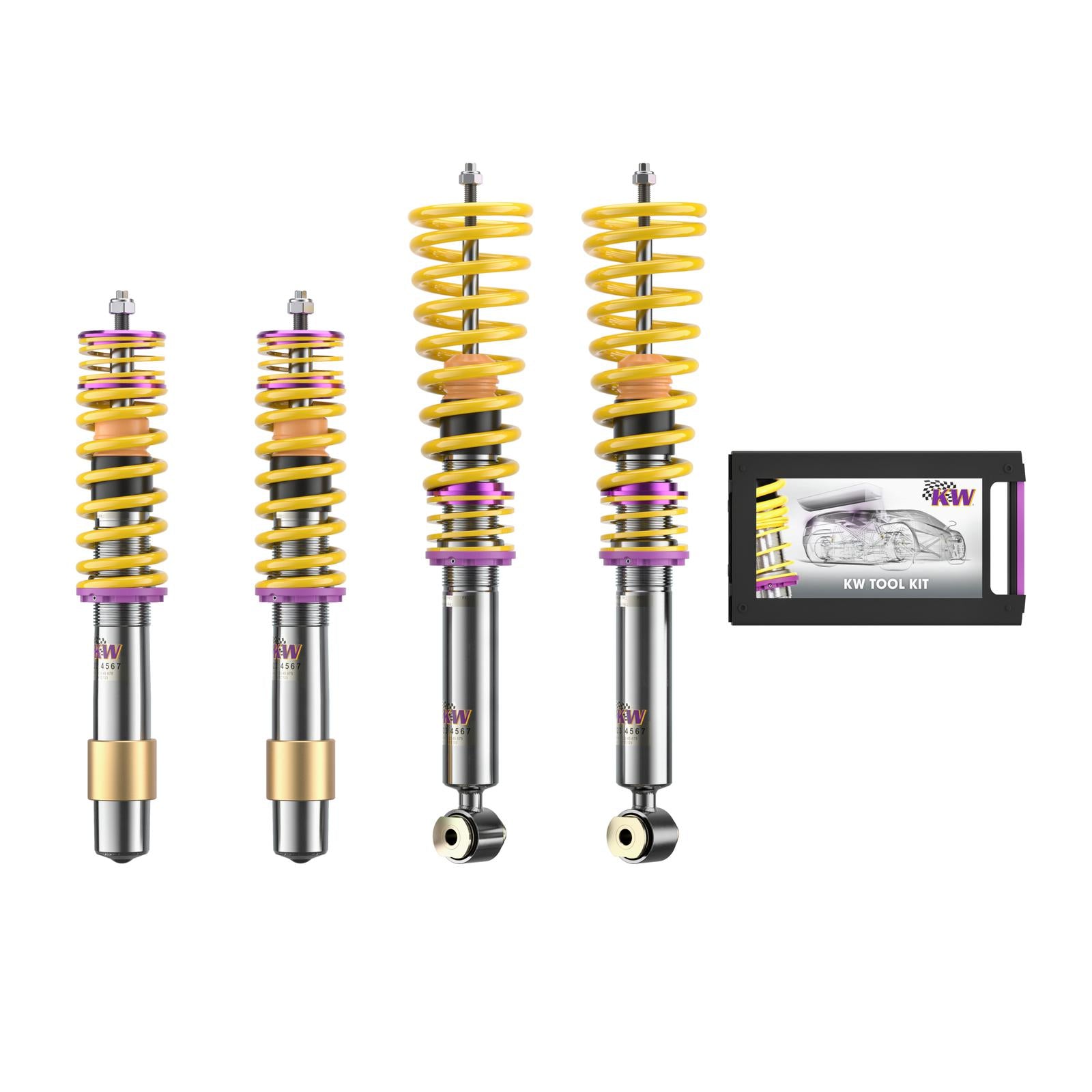 KW Coilover suspension V1 inox BMW 5 (E60) 12/2001-03/2010 (10220005)