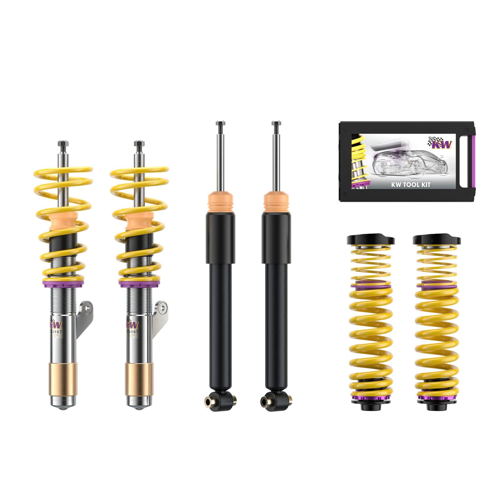 KW Coilover suspension V1 inox BMW 3 Gran Turismo (F34) 07/2012-