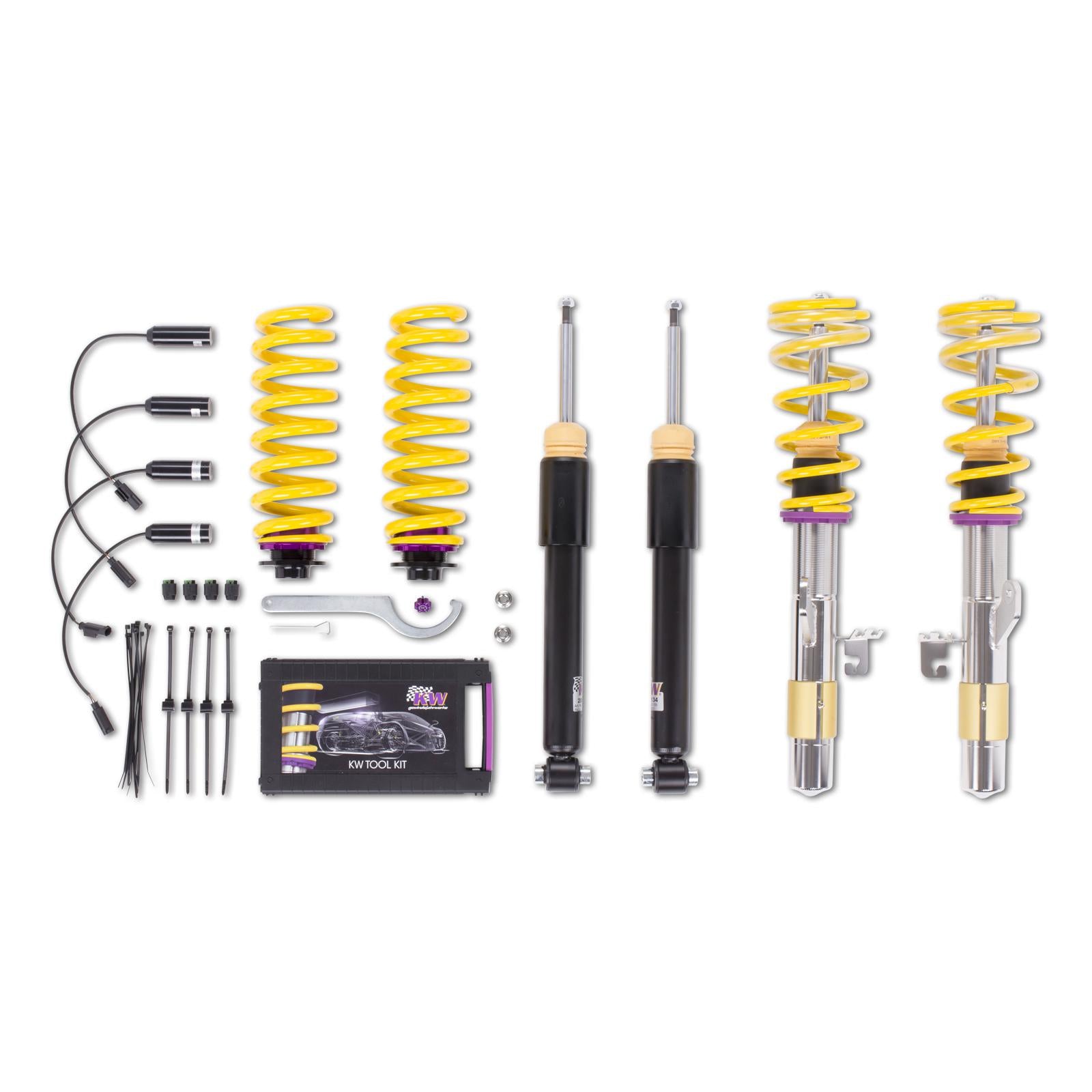 KW Coilover suspension V1 inox (incl. deactivation for electronic dampers) BMW 3 Gran Turismo (F34) 07/2012-