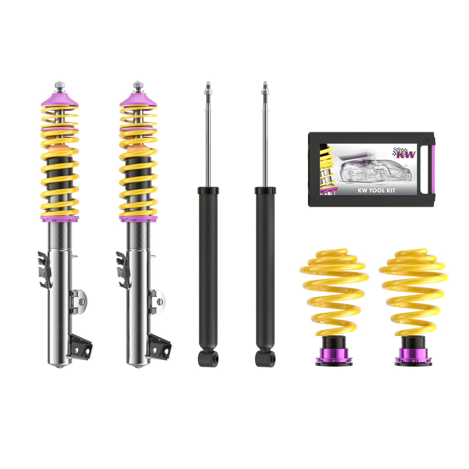 KW Coilover suspension V1 inox BMW 3 Convertible (E36) 03/1993-11/1999 (10220011)