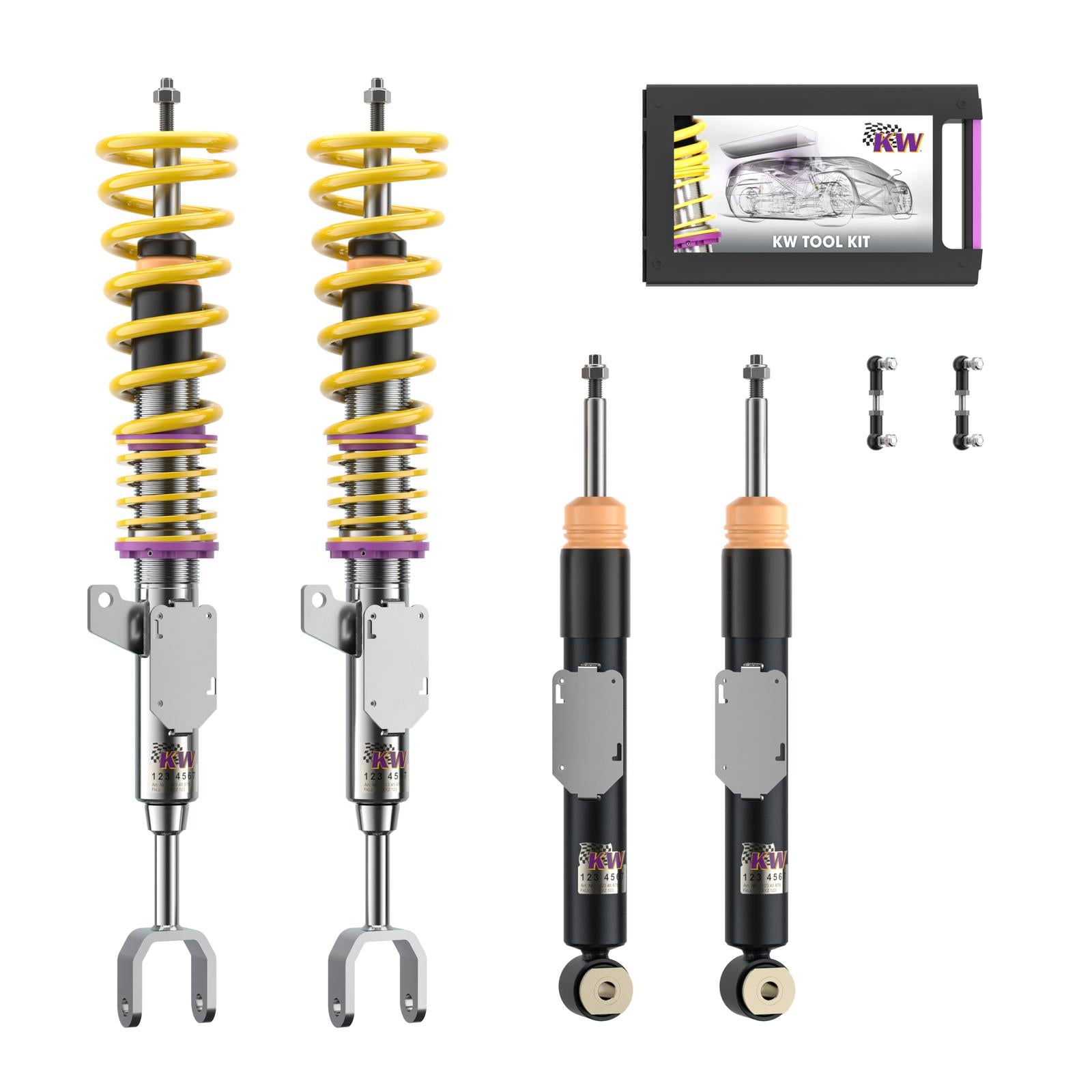 KW Coilover suspension V1 inox BMW 5 Touring (F11) 11/2009-02/2017