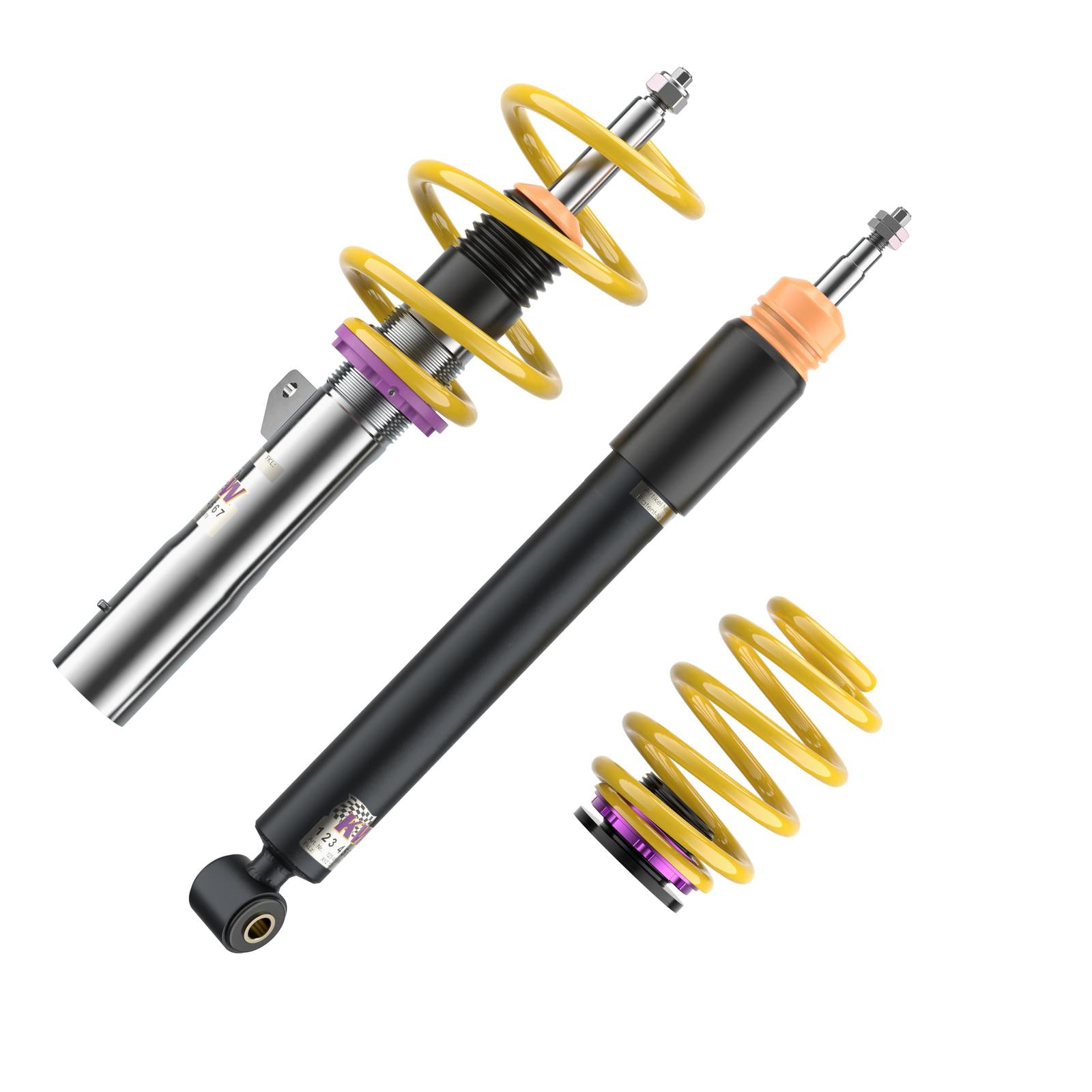 KW Coilover suspension V1 inox (incl. deactivation for electronic dampers) MINI (F56) 12/2013-