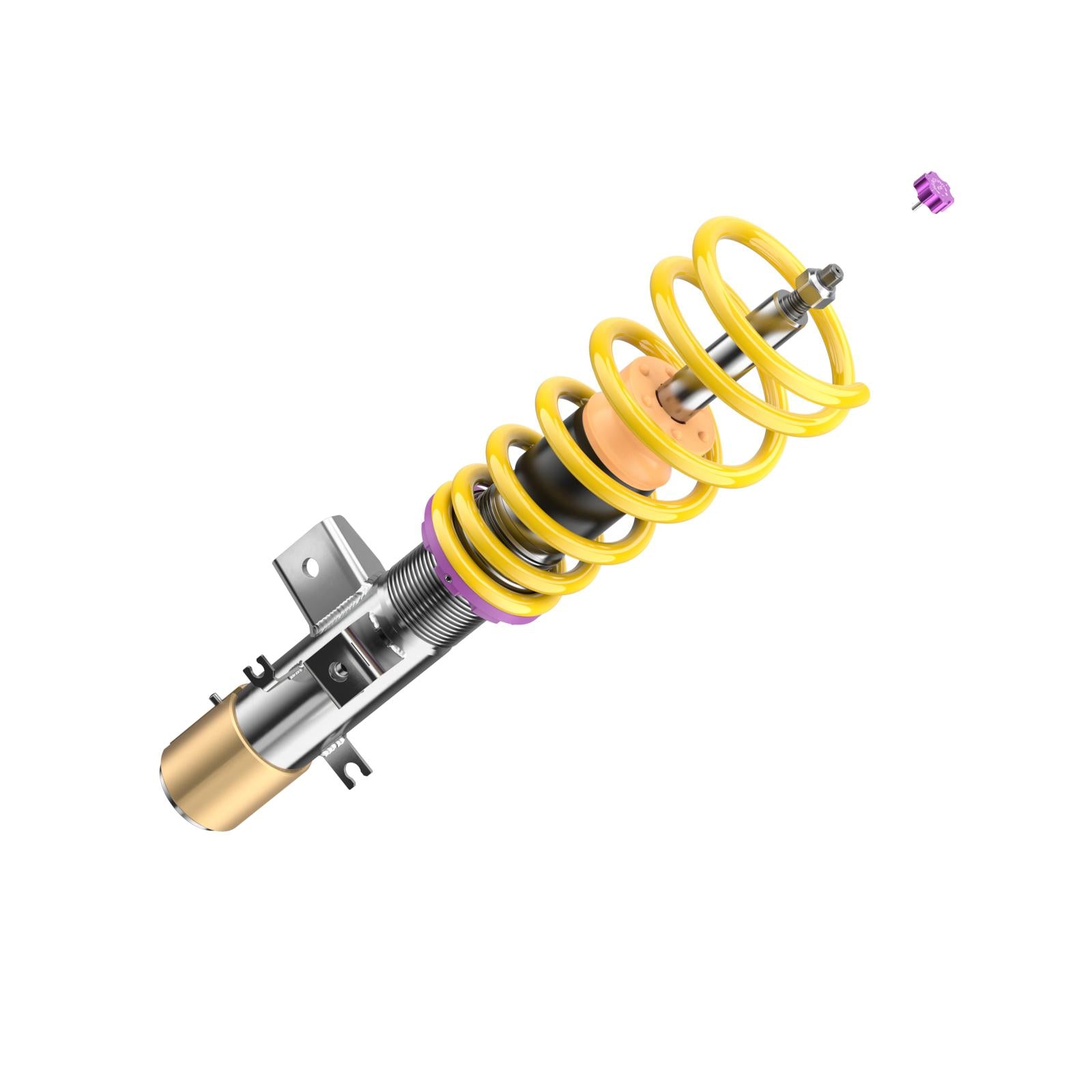 KW Coilover suspension V1 inox w/ Deactivation for Electronic Dampers for BMW 4 Convertible (G23, G83) 11/2020-