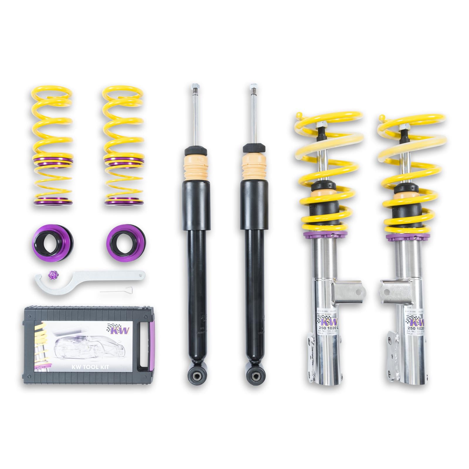 KW Coilover suspension V1 inox MERCEDES-BENZ A-CLASS (W176) 06/2012-05/2018