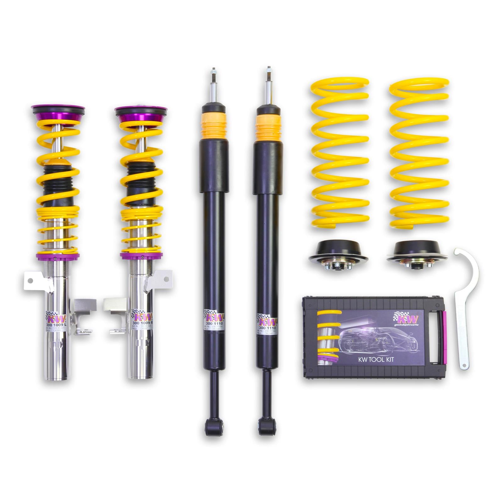 KW Coilover suspension V1 inox VOLVO V40 Hatchback (525, 526) 03/2012-