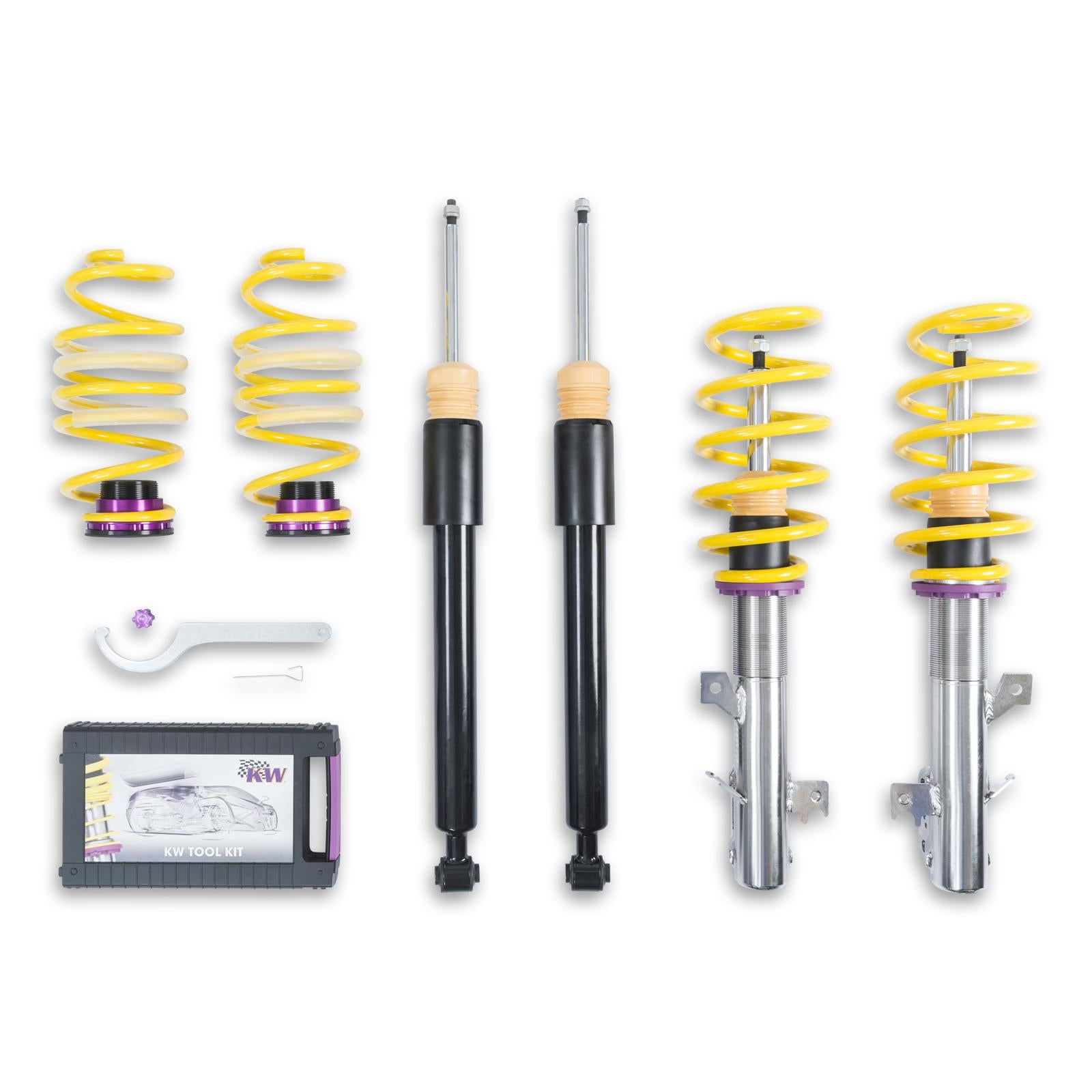 KW Coilover suspension V1 inox FORD FIESTA VII (HU, HF) 05/2017-