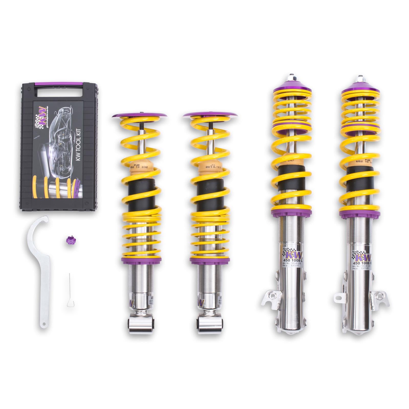 KW Coilover suspension V1 inox SUBARU WRX Saloon (GJ) 07/2011-