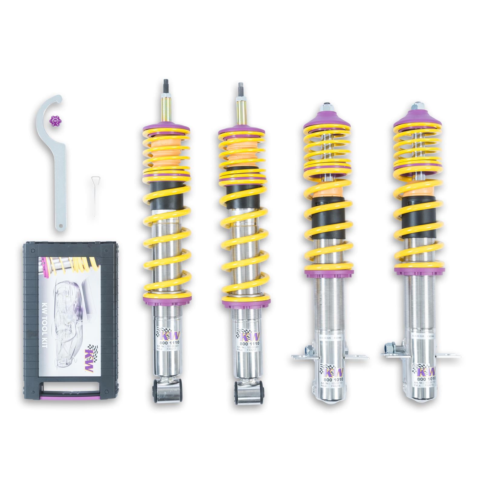 KW Coilover suspension V1 inox VW GOLF (17) 04/1974-12/1985