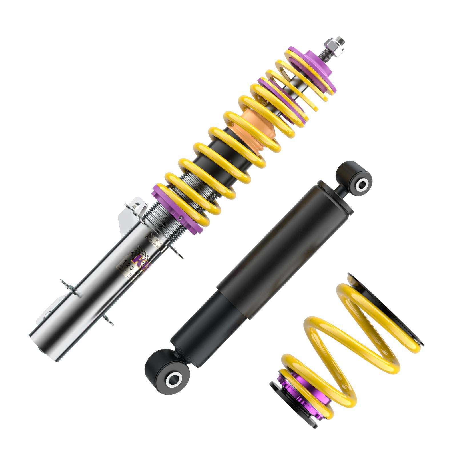 KW Coilover suspension V1 inox AUDI A3 (8L1) 09/1996-09/2006