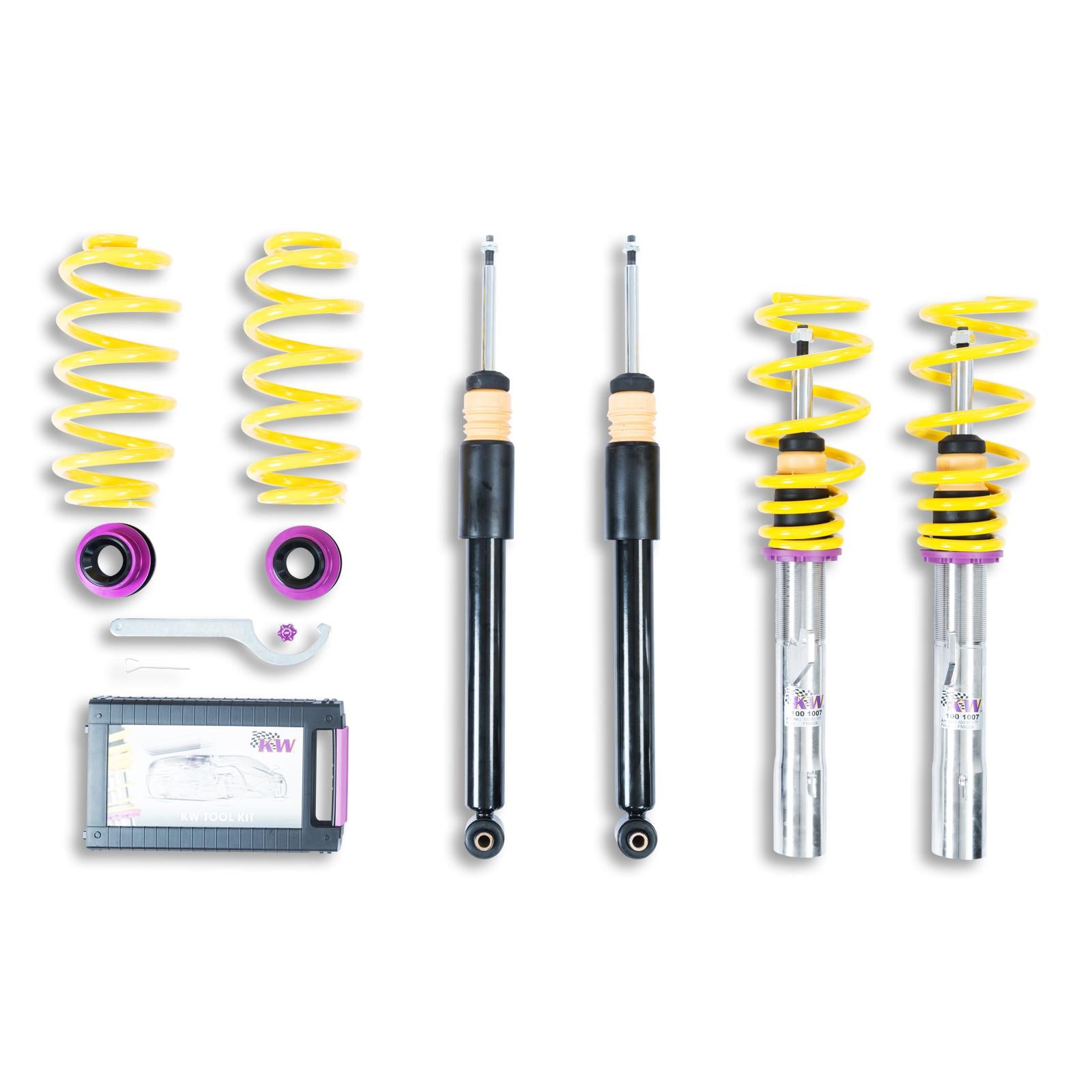 KW Coilover suspension V1 inox VW TIGUAN (AD1) 01/2016- (102800BB)