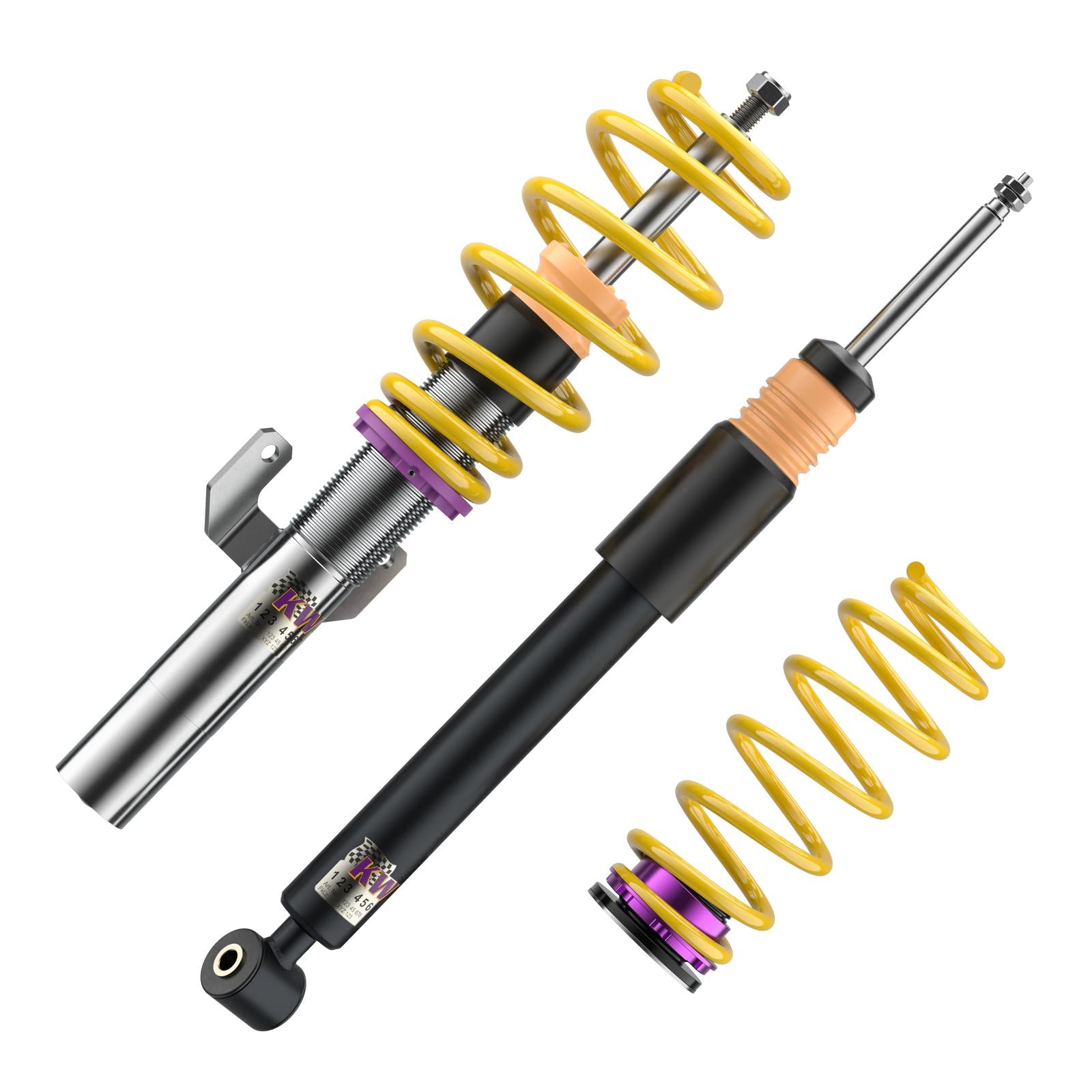 KW Coilover suspension V1 inox (incl. deactivation for electronic dampers) VW Polo (AW1, BZ1) 06/2017-