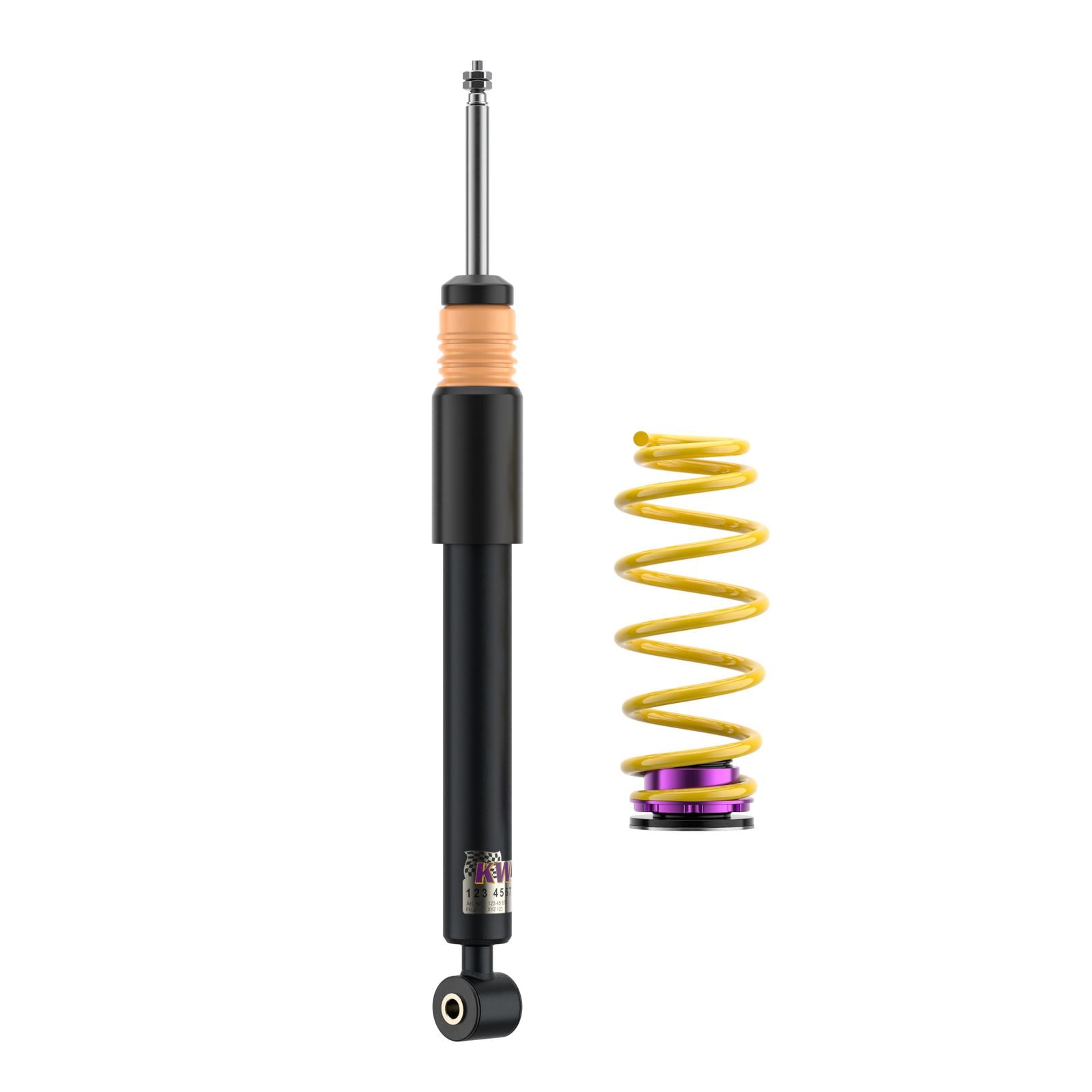 KW Coilover suspension V1 inox (incl. deactivation for electronic dampers) VW Polo (AW1, BZ1) 06/2017-