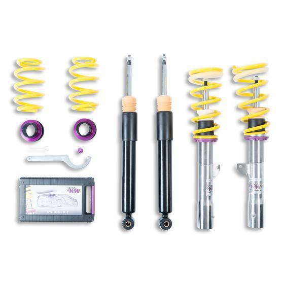 KW Coilover suspension V1 inox (incl. deactivation for electronic dampers) VW GOLF VIII (CD1) 07/2019- (10281058)