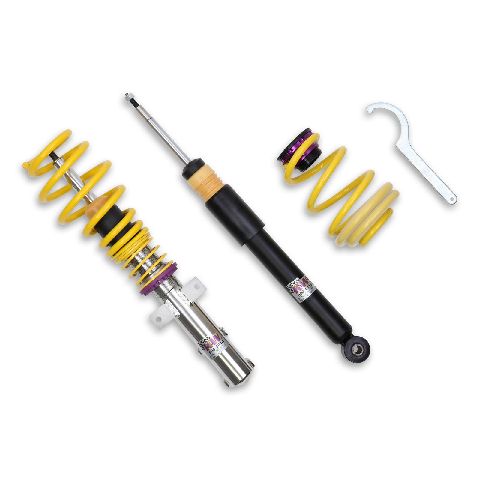 KW Coilover suspension V1 inox RENAULT CLIO III (BR0/1, CR0/1) 01/2005- (10290032)