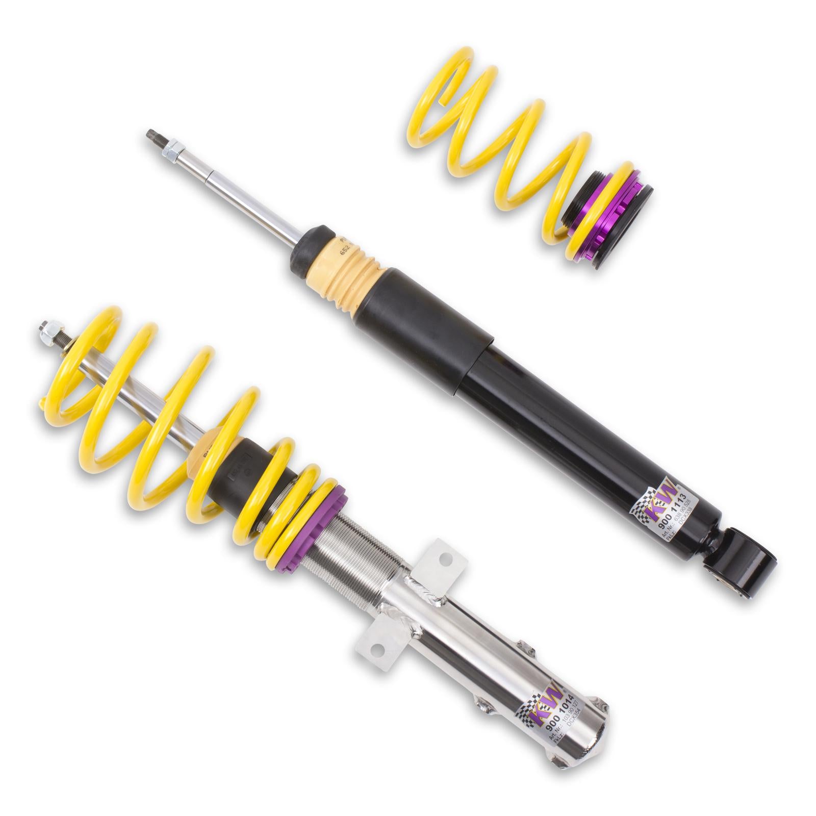 KW Coilover suspension V1 inox RENAULT CLIO IV (BH_) 11/2012-