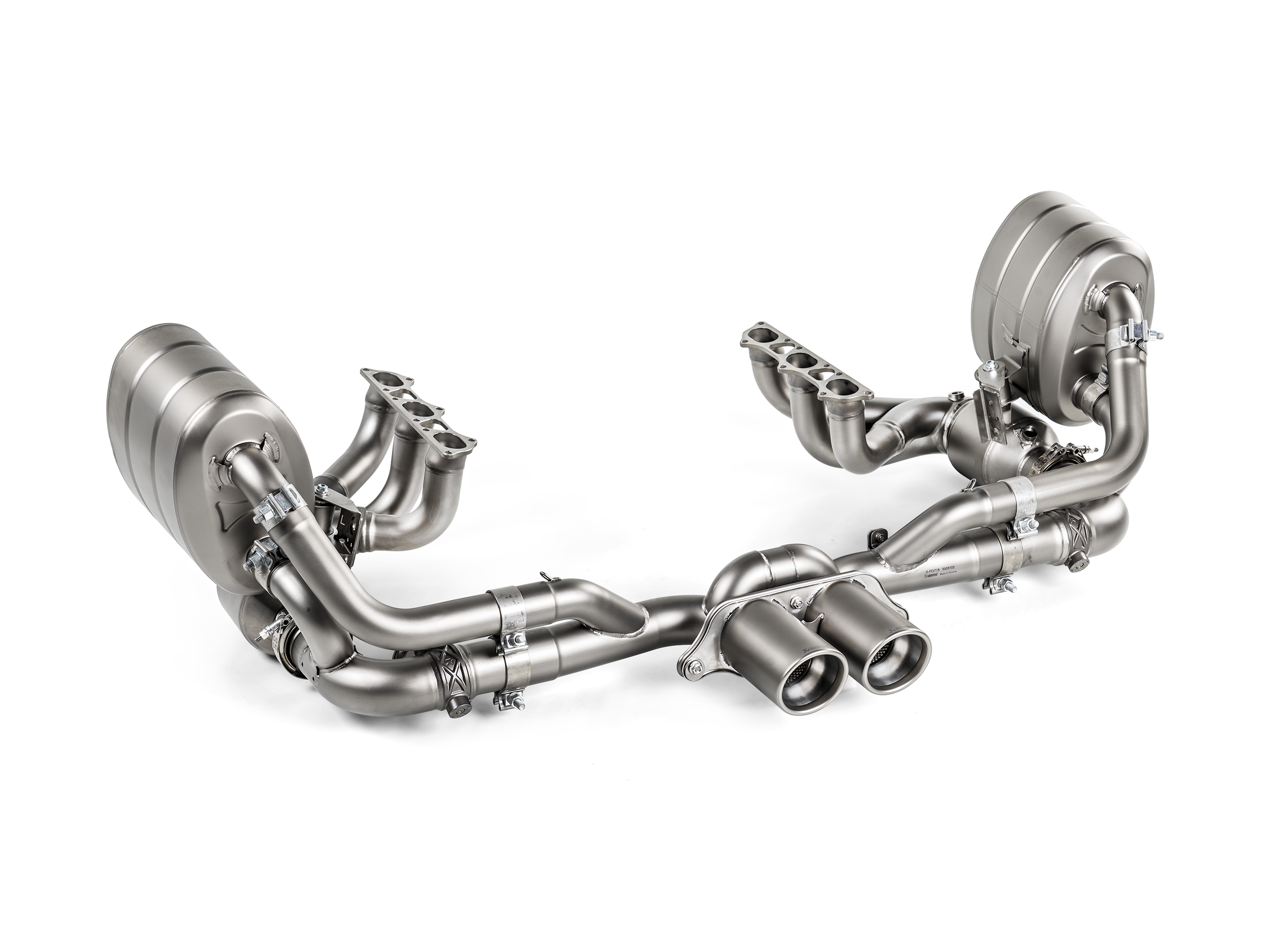 Akrapovic Porsche 991.2 GT3 Evolution Header Set (Titanium)