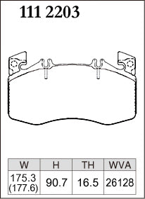 Dixcel Type M Brake Pads - Mercedes AMG A45S W177 (Front)
