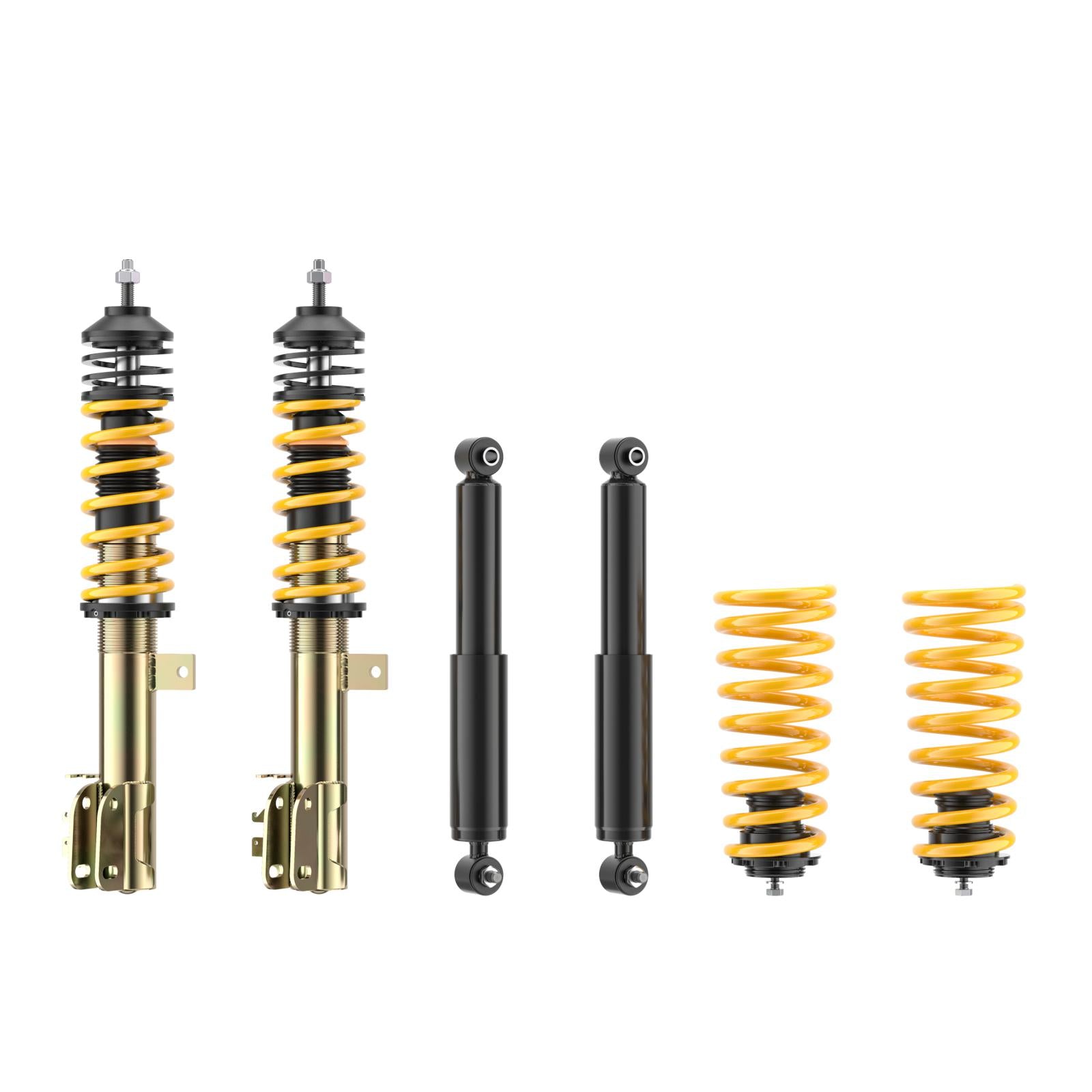 ST Coilovers ST X galvanized steel (with fixed damping) ABARTH 500 / 595 / 695 (312_) 01/2008-