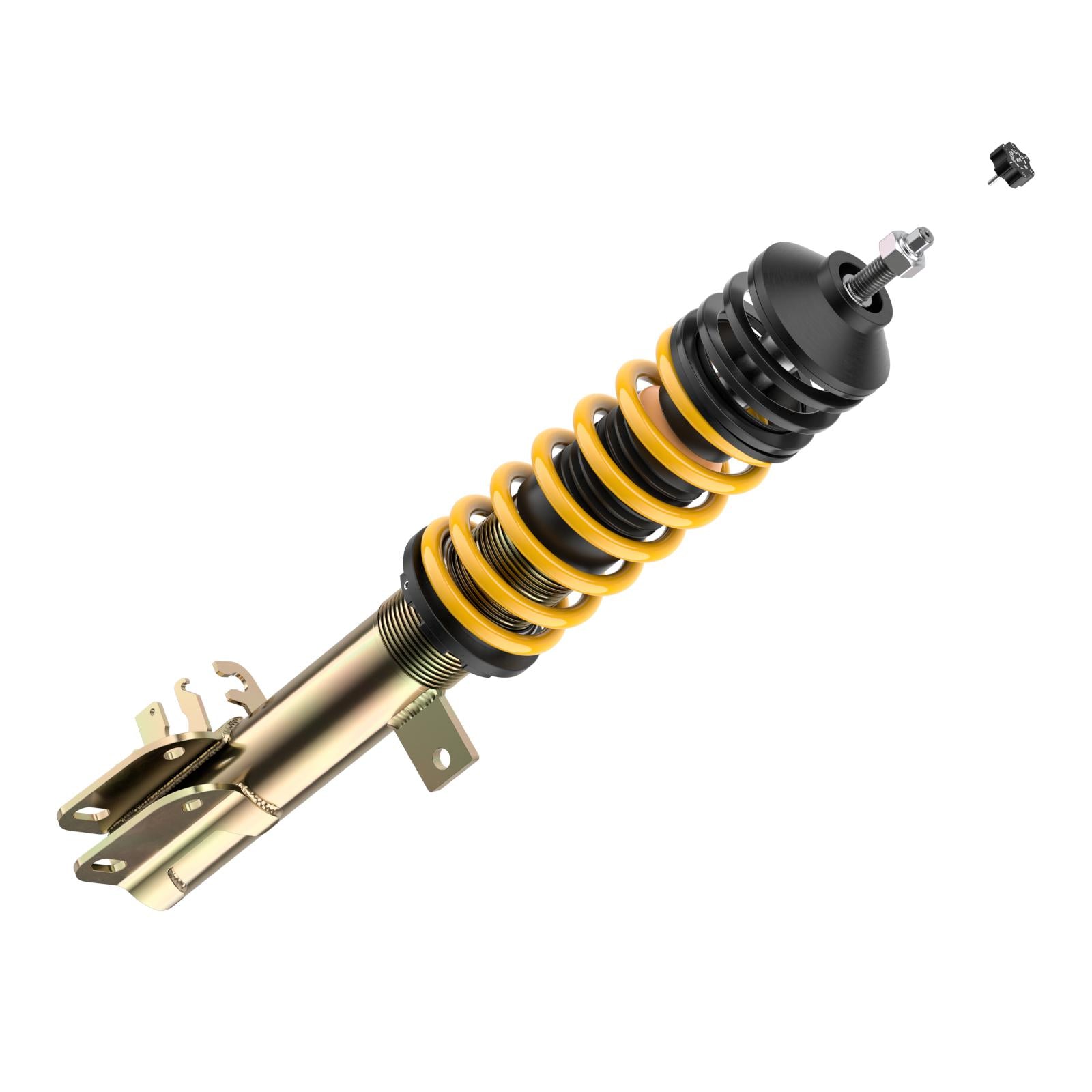 ST Coilovers ST X galvanized steel (with fixed damping) ABARTH 500 / 595 / 695 (312_) 01/2008-