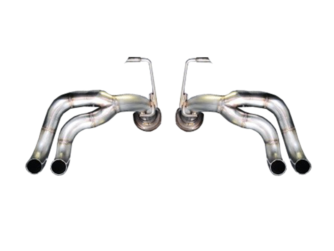 AWE Straight Pipe Exhaust for Audi R8 4.2L