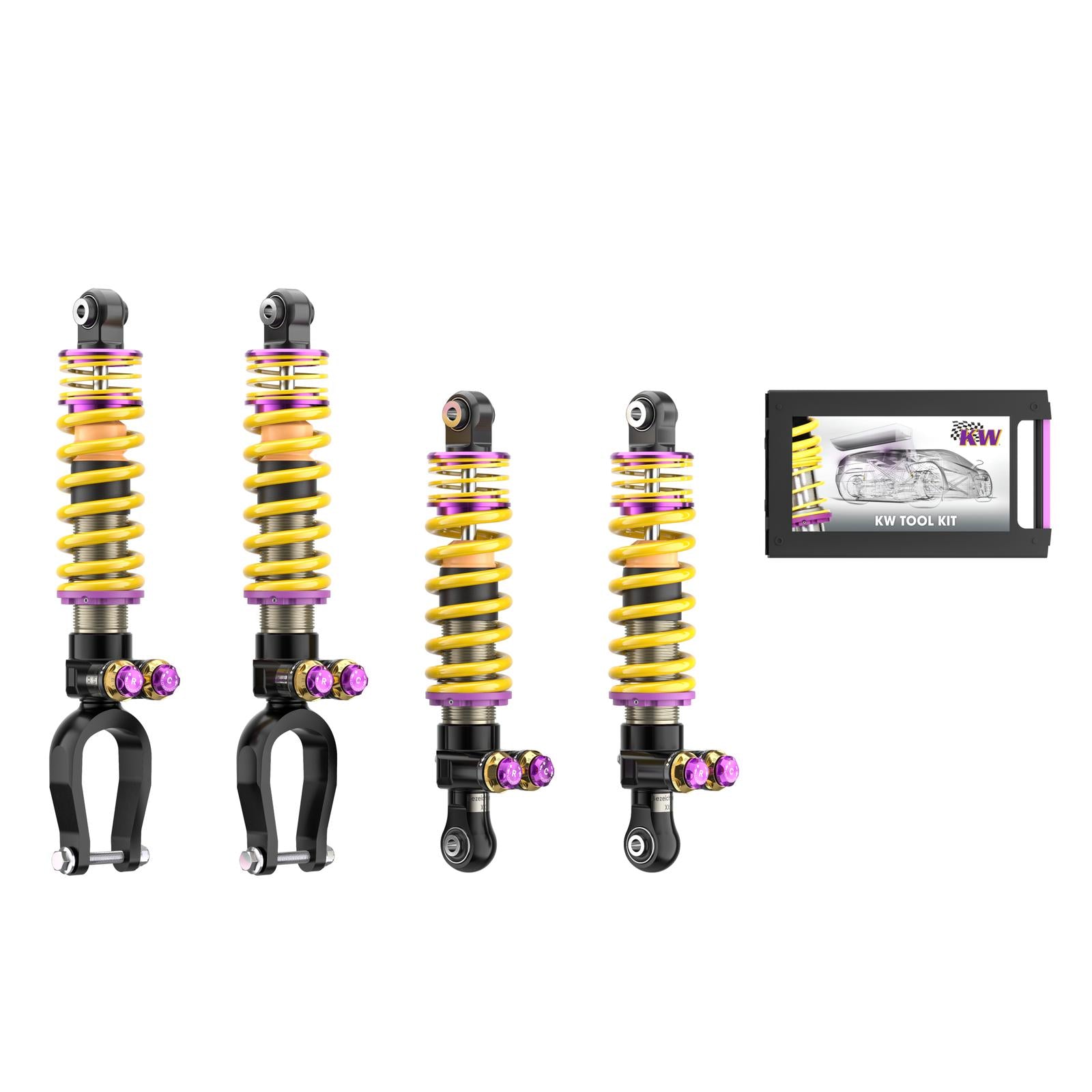 KW Coilover suspension V5 (incl. deactivation for electronic dampers) CHEVROLET CORVETTE (C8) 07/2019- (30961032)