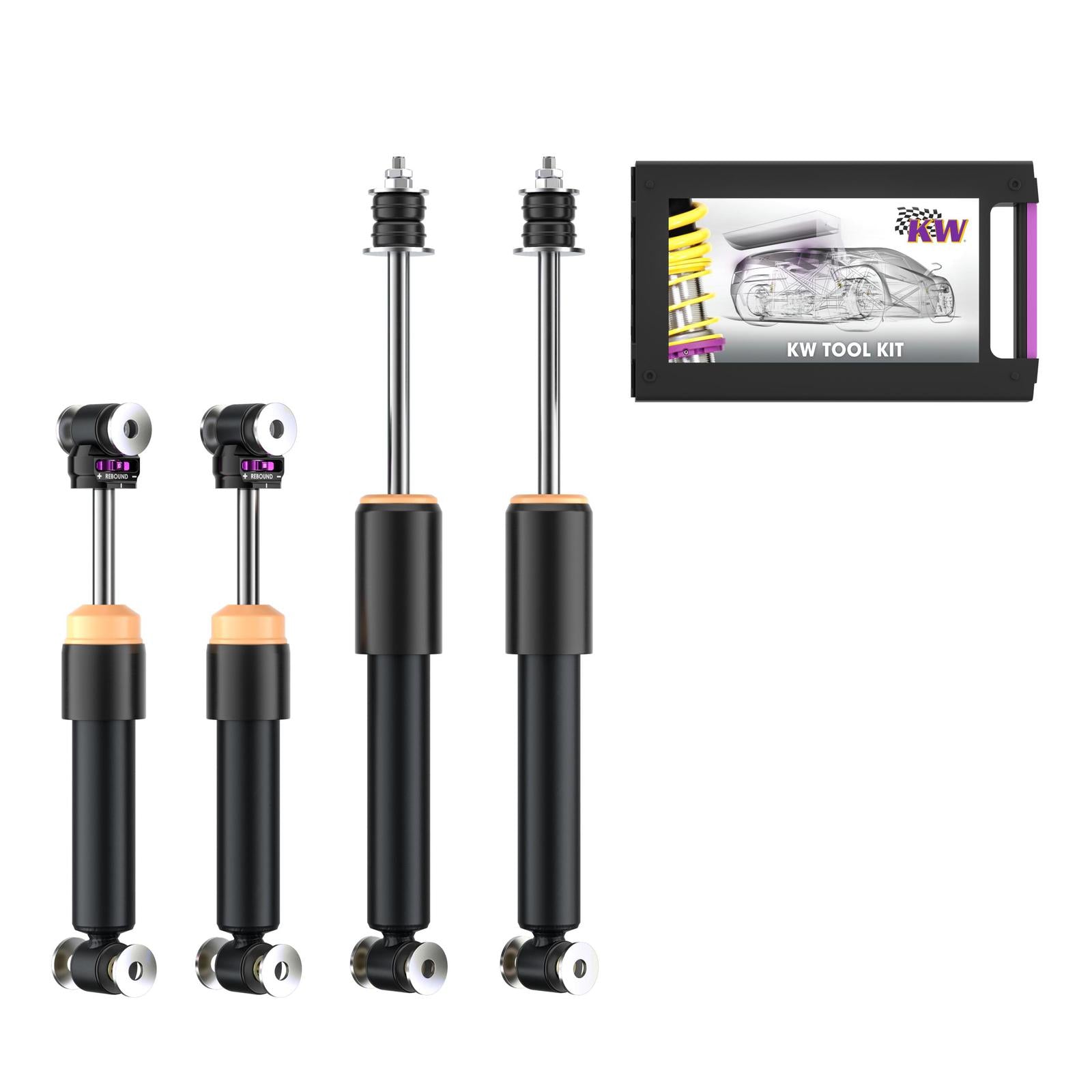 KW Shock kit V2 inox PORSCHE 356 Coupe 09/1947-03/1968