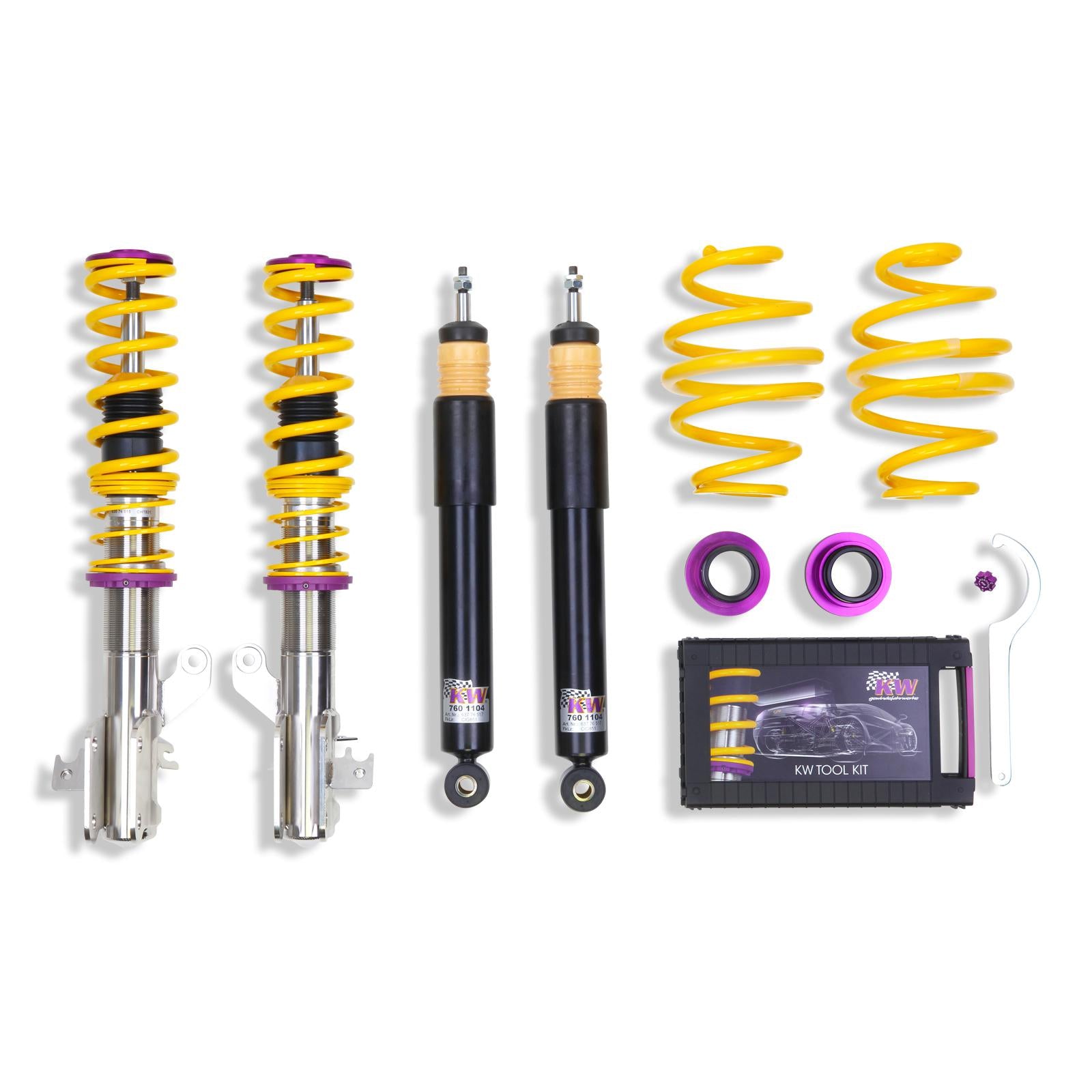 KW Coilover suspension V2 inox SUZUKI KIZASHI (FR) 10/2010-