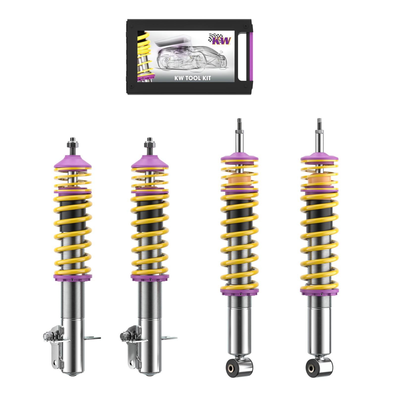 KW Coilover suspension V2 inox VW GOLF (17) 04/1974-12/1985