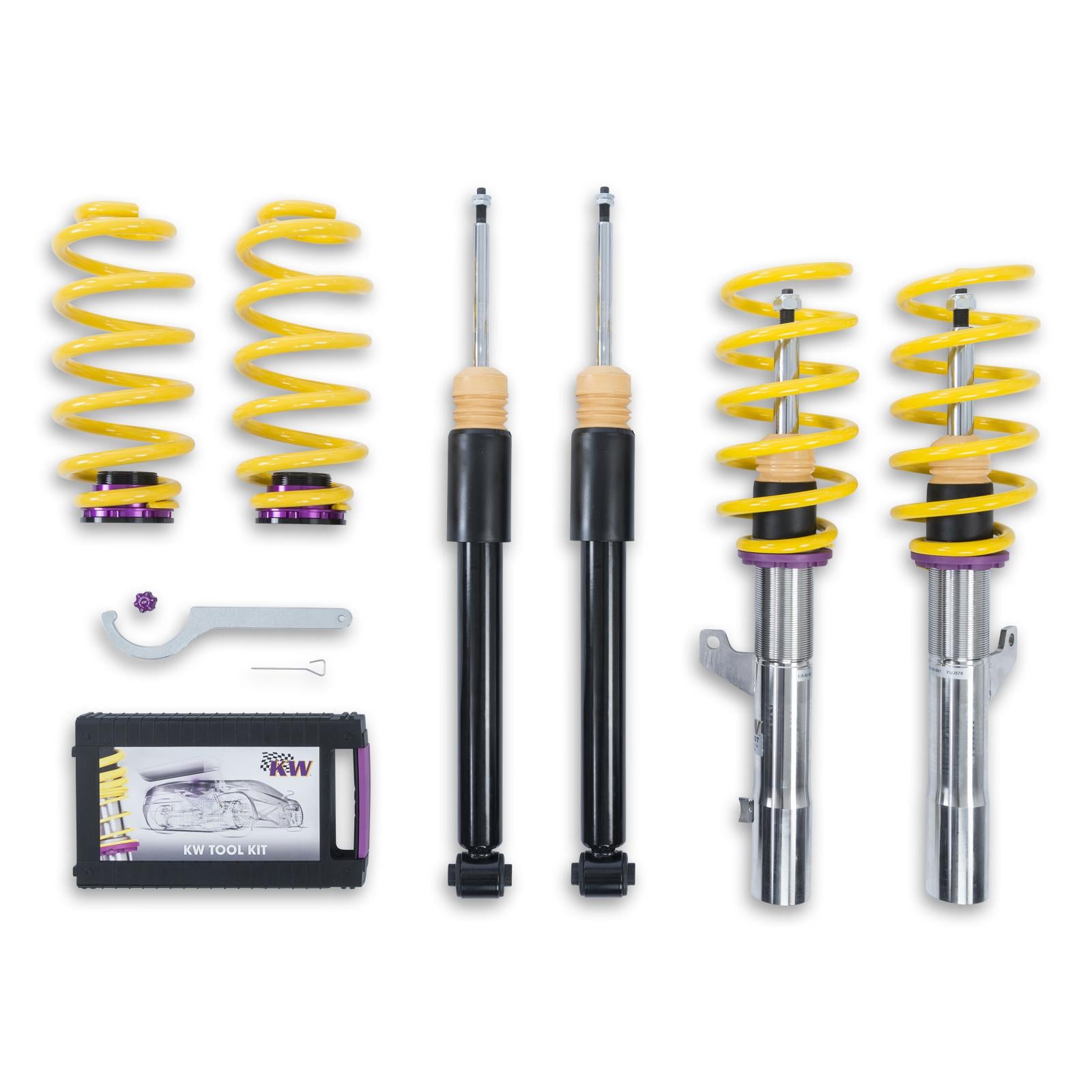 KW Coilover suspension V2 inox VW TOURAN (5T1) 05/2015- (152800AX)