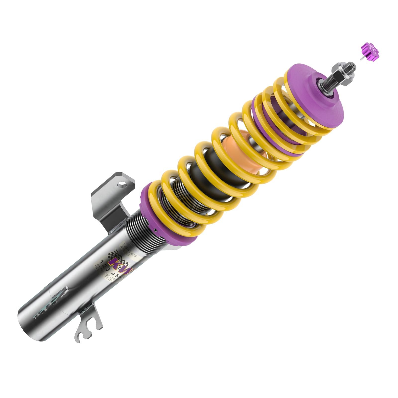 KW Coilover suspension V2 inox SEAT IBIZA Mk IV SPORTCOUPE (6J1, 6P5) 06/2008-12/2018 (15281016)