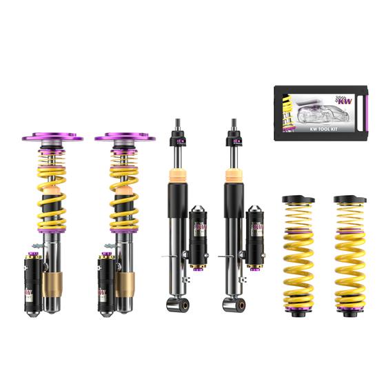 KW Coilover suspension V4 Clubsport incl. fa top mounts for TOYOTA Yaris (_P21_, _Pa1_, _Ph1_) 02/2020-