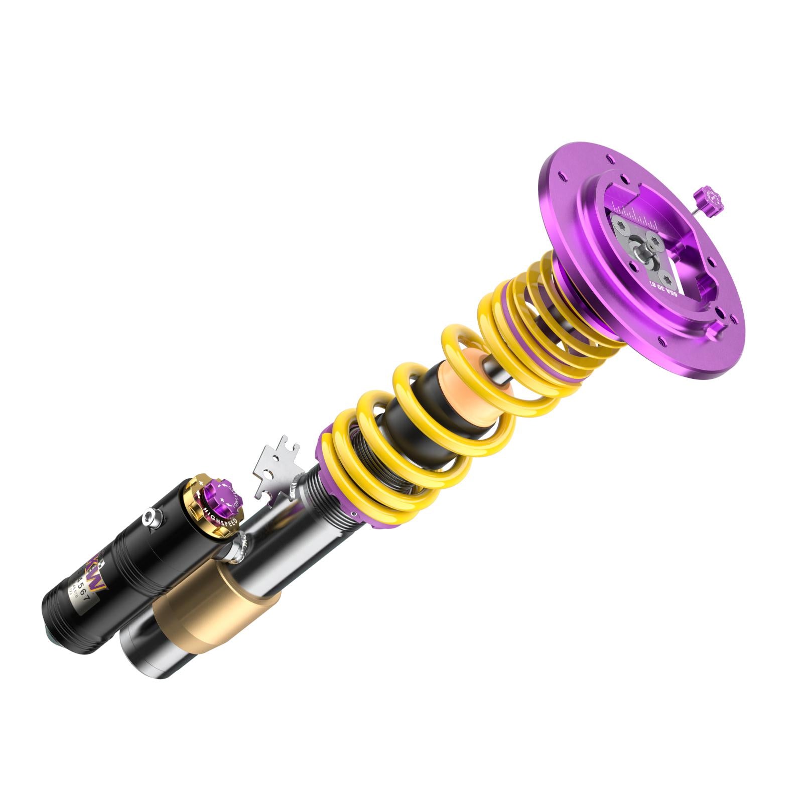 KW Coilover suspension V4 Clubsport incl. top mounts (incl. deactivation for electronic dampers) BMW 2 Coupe (F22, F87) 10/2012-